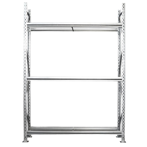 [D103651] Scaffale 3 ripiani in acciaio per pneumatici 150x50cm H200cm Tecnotelai