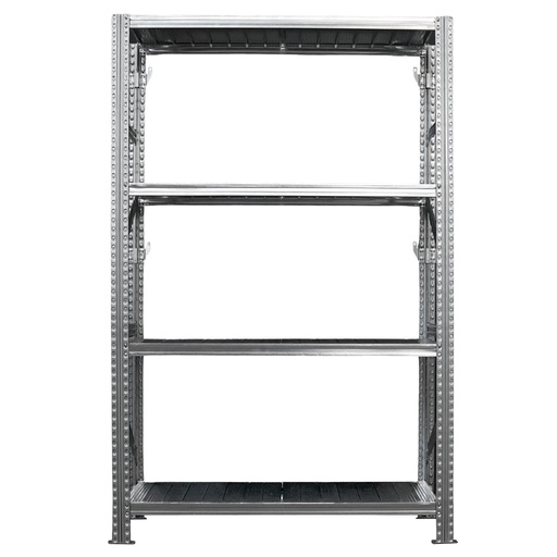 [D103655] Scaffale industriale 4 ripiani in acciaio 120x50m H200cm Tecnotelai