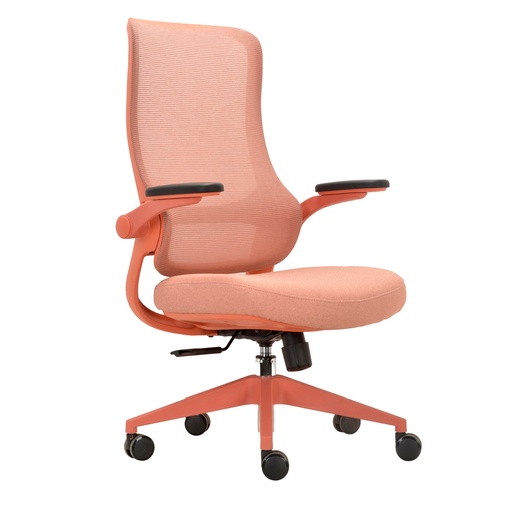 [D103689] Seduta operativa ergonomica Aurora CHLN18 c/braccioli regolabili rosso Unisit