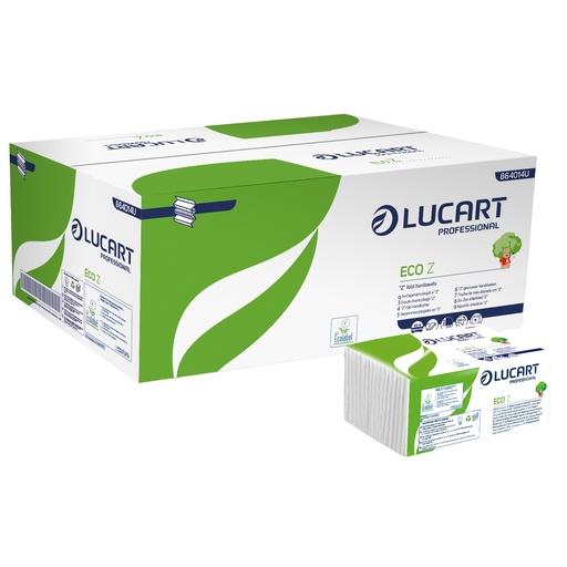 [D103708] Pacco da 220 asciugamani piegati a Z goffrato corda Eco Z Lucart