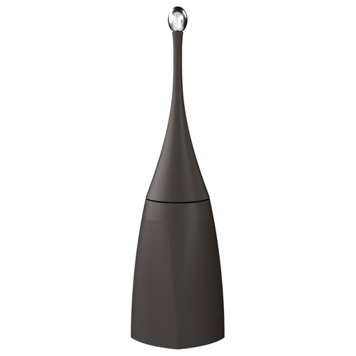 [D103776] Portascopino da terra EColored 12 x 12 x 48cm vesuvian black Mar Plast