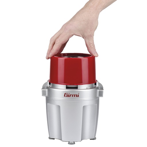 [D103824] Tritatutto elettrico 17x24x15cm grigio/rosso Girmi