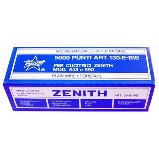 [D28178] SCATOLA 5000 PUNTI ZENITH 130/E BIS (6/4) IN ACCIAIO NATURALE