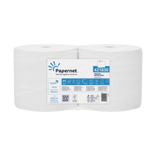[D103905] Bobina asciugatutto 471 strappi / 112,1m goffratura wave Papernet