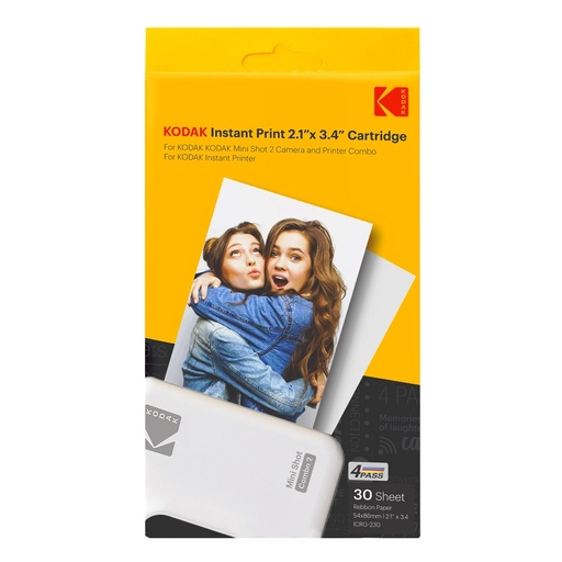 [D103929] Kodak Cartuccia Film per Mini Shot 2 Retro 2.1X 3.4 30Pz