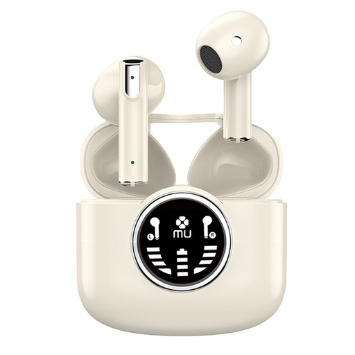 [D103939] Auricolare Bluetooth 5.3 -Bianco -MU