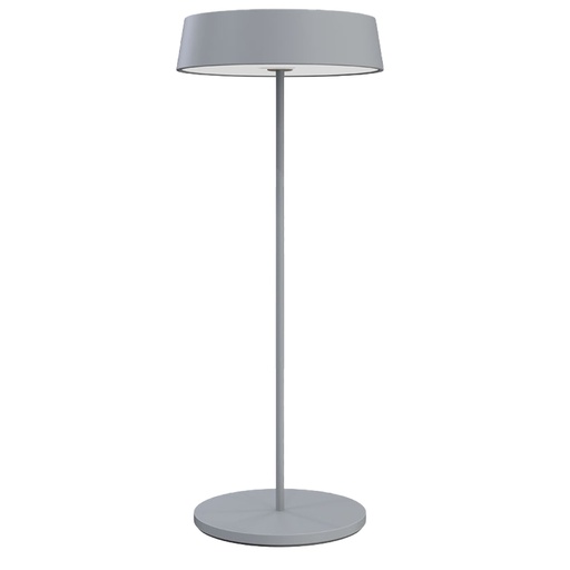 [D103953] Lampada da tavolo 901 c/aggancio magnetico alluminio grigio Palmina