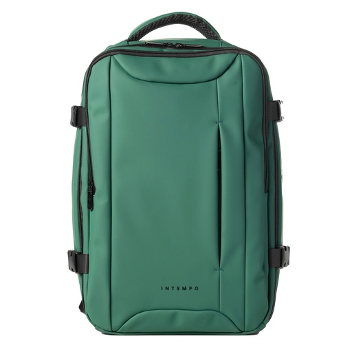 [D103967] Zaino Cabin Bag Drop2Go gomma antipioggia dim. 25x20x40cm verde InTempo
