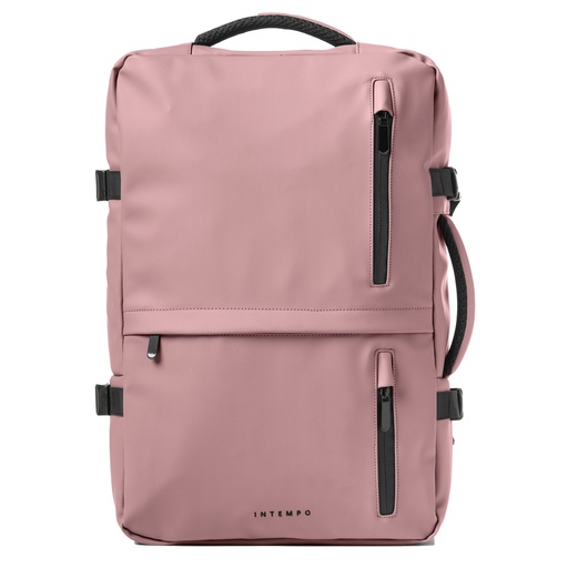 [D103972] Zaino Travel Backpack Drop2Go gomma antipioggia dim. 30x15x45cm cipria InTempo