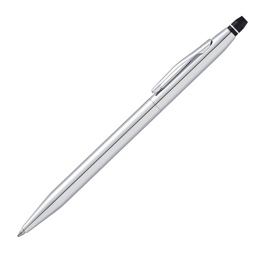 [D104015] Penna sfera Click punta M fusto cromo Cross