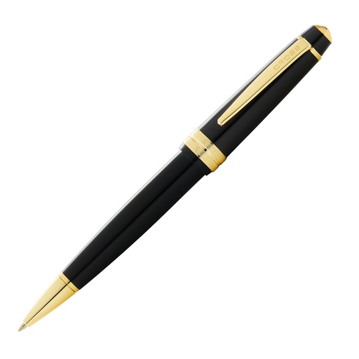[D104019] Penna sfera Bailey Light punta F fusto nero/oro Cross