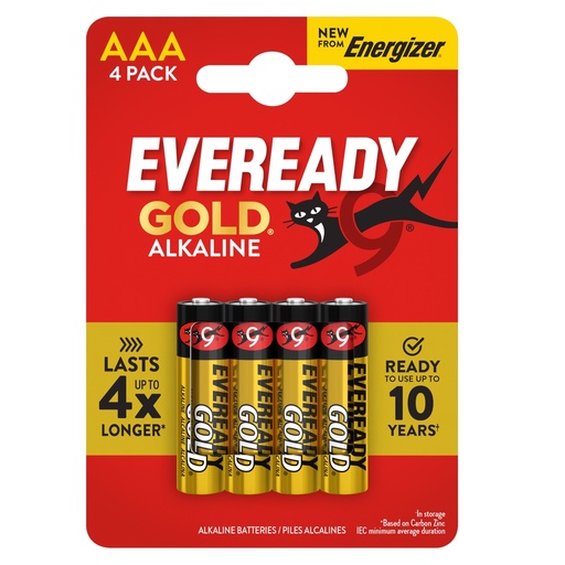 [D104092] BLISTER 4 PILE MINISTILO ALKALINE AAA 1,5V ENERGIZER