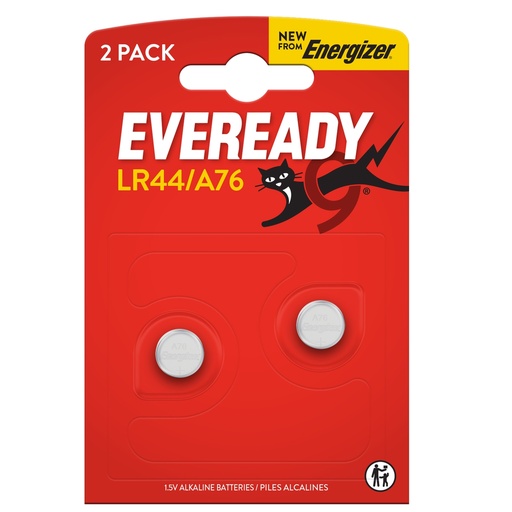 [D104103] 2 MICROPILE A PASTIGLIA LR44 ALCALINA 1,5V ENERGIZER