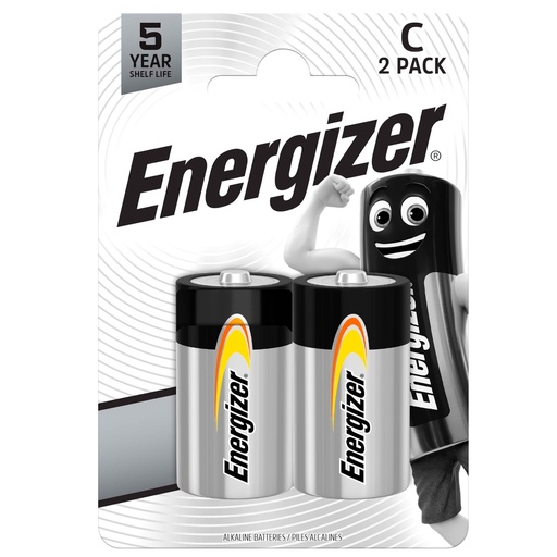 [D104113] BLISTER 2 mezze torce LR14  Everyday C ENERGIZER