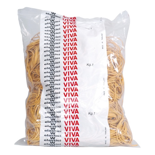 [D34142] ELASTICO GOMMA GIALLO D50 SACCO DA 1KG