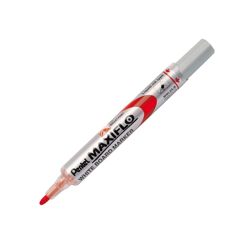 [D56494] Marcatore per lavagne punta conica 4mm rosso MaxiFlo Pentel