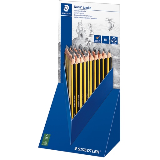 [D63277] DISPLAY 48 MATITE GRAFITE NORIS CLUB JUMBO STAEDTLER