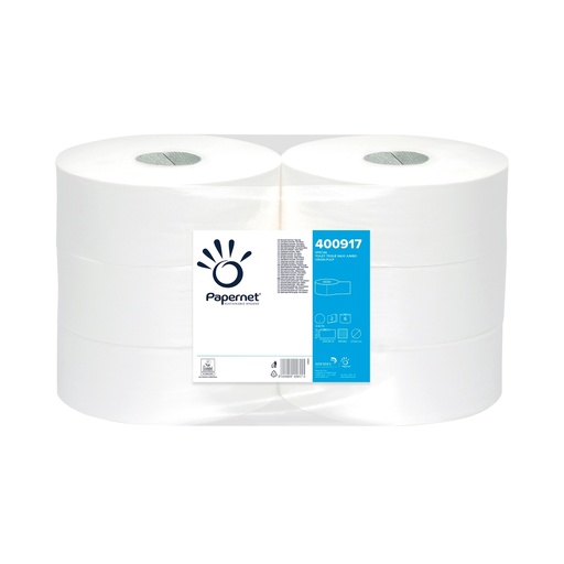 [D73029] Carta igienica MAXI Jumbo D27cm - 304mt Ecolabel Papernet