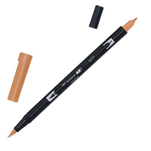 [D89308] Pennarello Tombow ABT Dual Brush 977 Saddle Brown