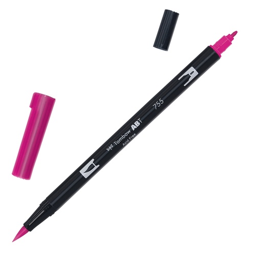 [D95457] Pennarello Tombow ABT Dual Brush 755 Rubine Red
