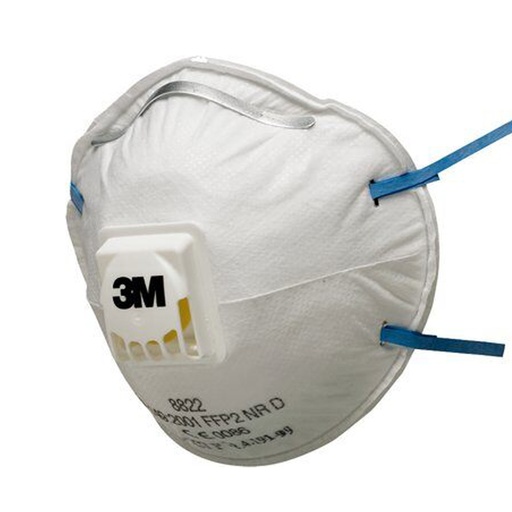 [D95712] Scatola 10 mascherine 3M 8822 FFP2 con valvola