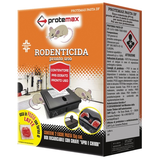 [D95716] Box Topo kill esca rodenticida Protemax
