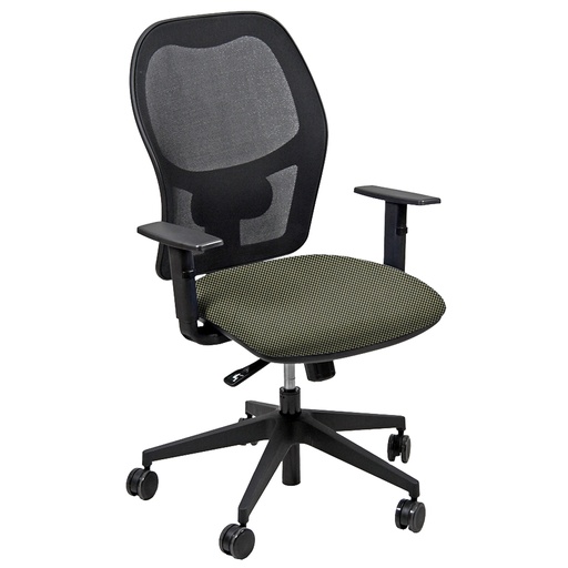 [D95899] Seduta operativa Hubble HUHU 4 blocchi beige con braccioli regolabili