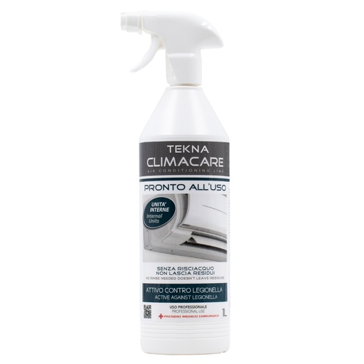[D95924] Detergente disinfettante pronto all'uso per climatizzatori 1l Climacare Tekna