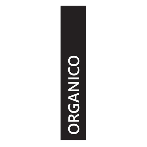 [D95933] Etichetta in vinile con stampa "ORGANICO" per raccolta differenziata