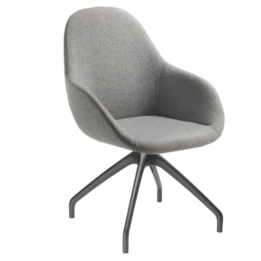 [D96085] Poltrona direzionale Nida NADG grigio chiaro
