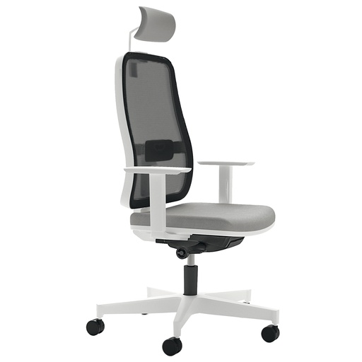 [D96130] Poltrona direzionale Blaze BLYTBPG grigio c/braccioli regolabili e poggiatesta