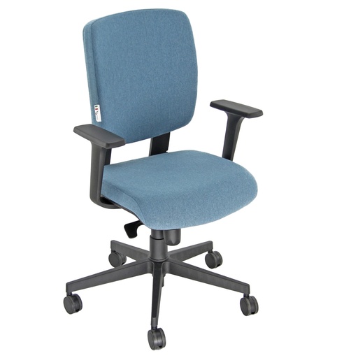 [D96151] Poltrona semidirezionale Atlantia AABN jeans con braccioli regolabili