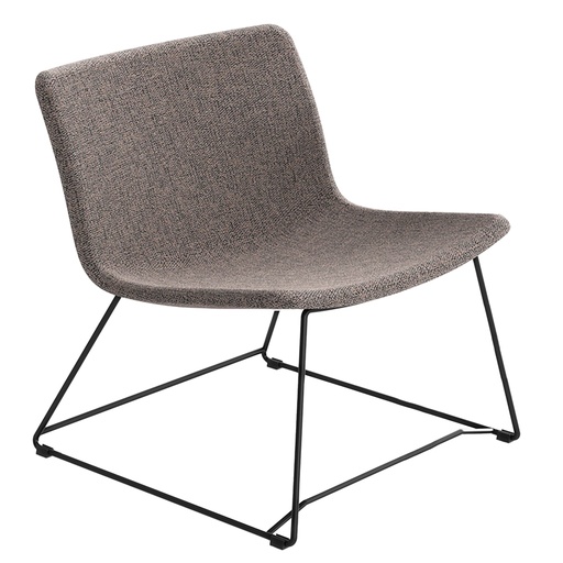 [D96171] Seduta attesa lounge Kona KOL grigio chiaro senza braccioli