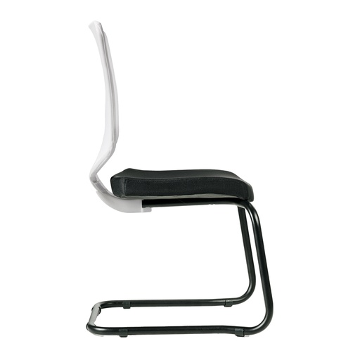 [D96236] Seduta attesa Newair NWBS nero/bianco senza braccioli