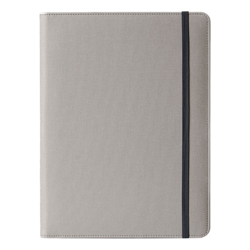 [D96405] Portablocco Meet c/elastico dim. 31x25x1,4cm grigio InTempo