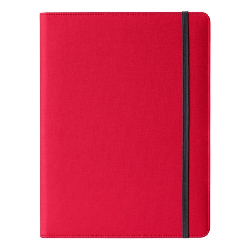 [D96406] Portablocco Meet c/elastico dim. 31x25x1,4cm rosso InTempo