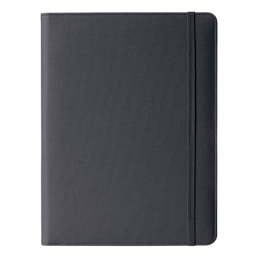 [D96408] Portablocco Meet c/elastico dim. 31x25x1,4cm antracite InTempo