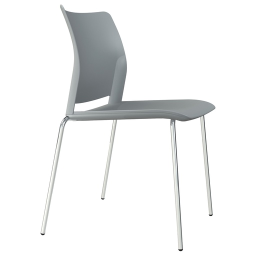 [D96472] Seduta attesa Alpha AP4G grigio senza braccioli