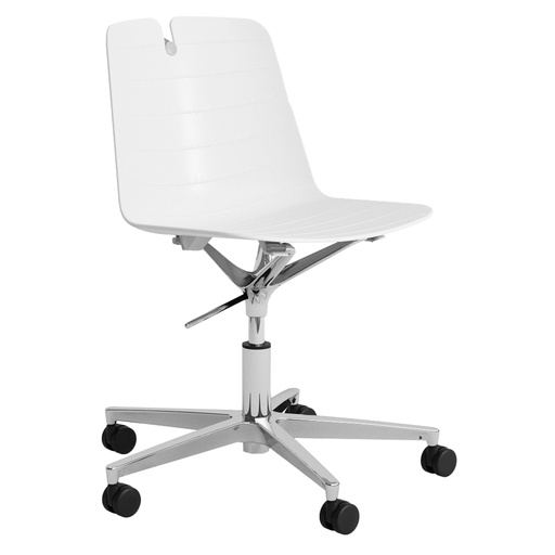 [D96482] Seduta home/office Mindy MNGP bianco senza braccioli