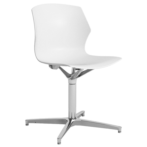 [D96487] Seduta home/office No Frill NFG bianco senza braccioli