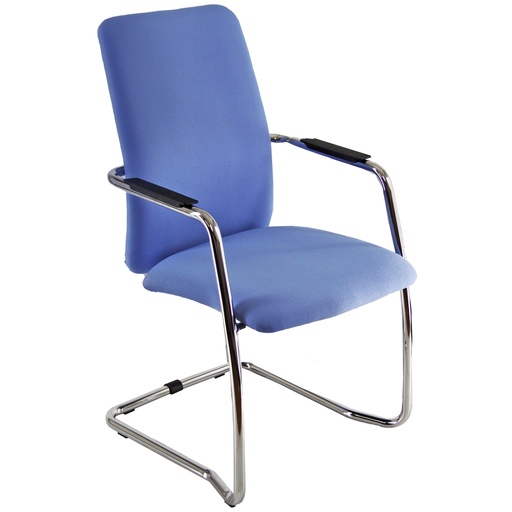 [D96493] Poltroncina visitatore Lithium LTLTA celeste con braccioli inclusi