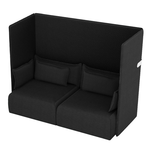 [D96560] Divanetto 2 posti Oasis OA2 nero