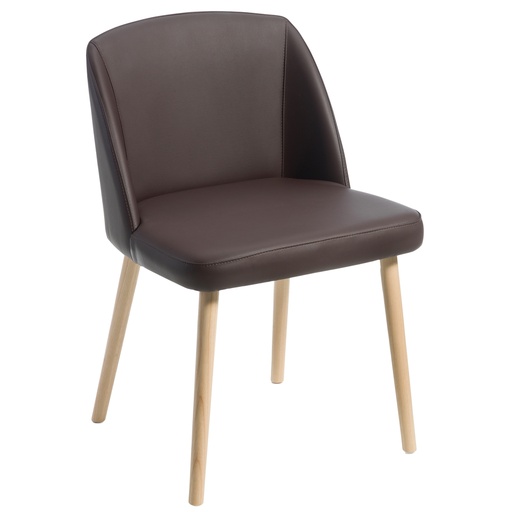 [D96585] Poltroncina attesa Norma NO4L marrone