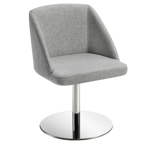 [D96588] Poltroncina attesa Norma NOG grigio chiaro