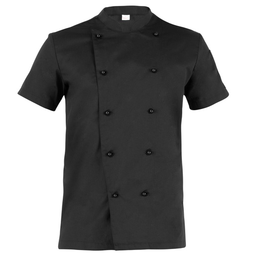 [D96642] Giacca da cuoco Tommaso a manica corta Tg. S nero