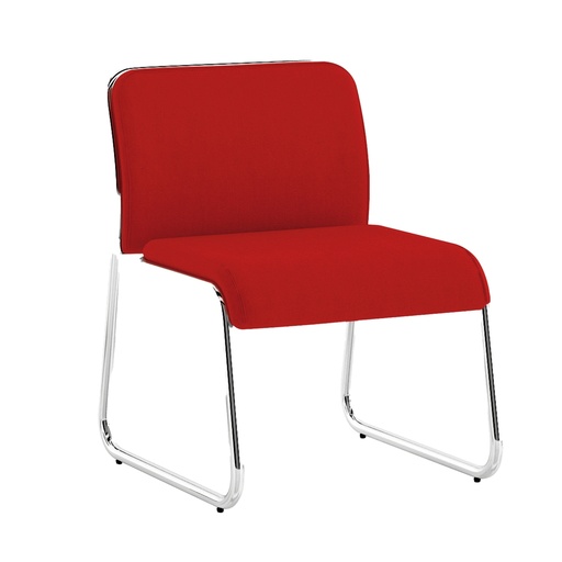 [D96736] Poltroncina attesa Carosello CA 1 senza braccioli rosso