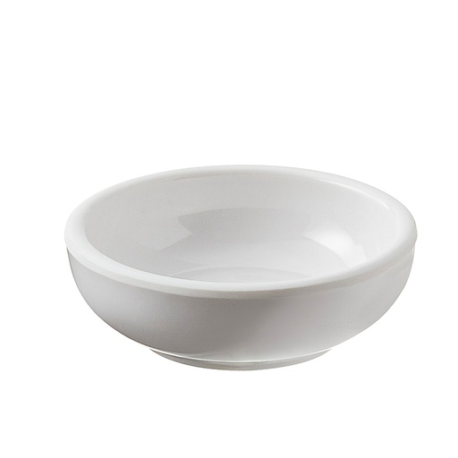 [D96745] Ciotolina tonda fingerfood in melamina bianca D7x3,5 cm Leone