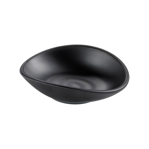[D96751] Coppetta nera in melamina 13x11x3,5 cm Leone