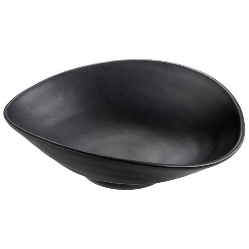 [D96752] Coppetta nera in melamina 18x15x5,5 cm Leone