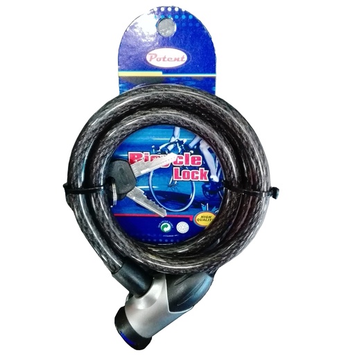 [D96793] Lucchetto a spirale a 2 chiavi D12x1000mm Metalplus